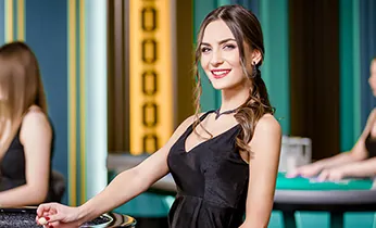 Bàn casino trực tuyến với người chia bài thật